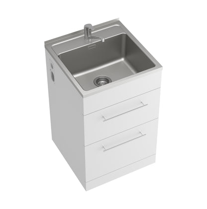 Nova Laundry Tub double drawer 560